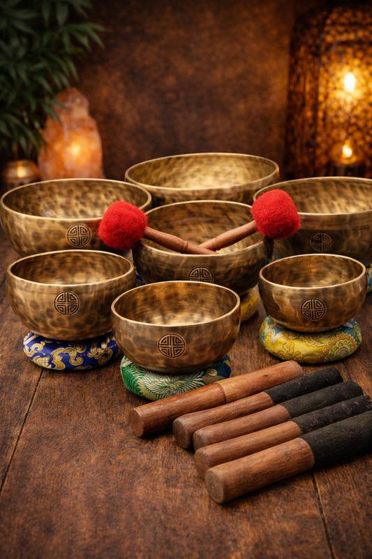 Tibetan Singing Bowl Set